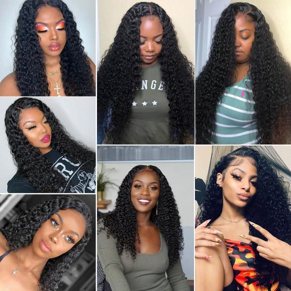 Curly 13x6 Lace Front Human Hair Wigs