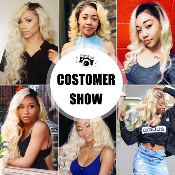 3PC Body Wave 1b/613 Color Best Human Hair Bundles